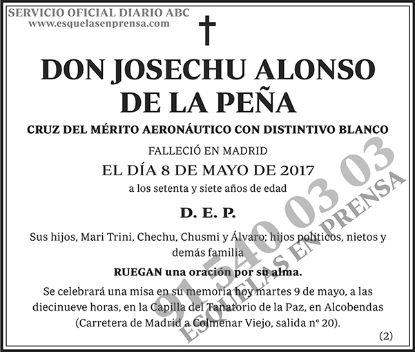 Josechu Alonso de la Peña